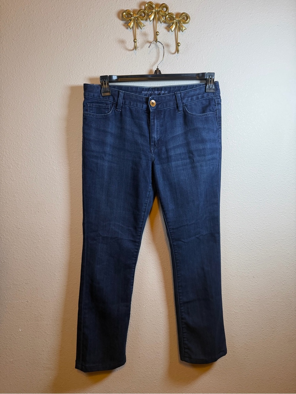 Banana Republic Women's Indigo Straight-Leg Jeans Classic. Size 30S
